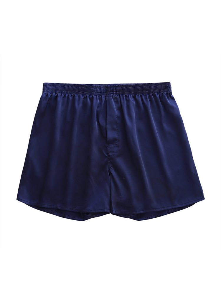 Men's Satin Loose Boxers Shorts