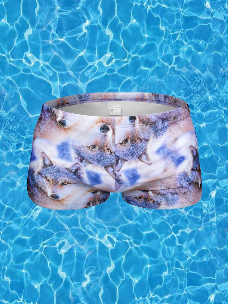Men's Sexy Trendy Back Pocket Swim Trunks