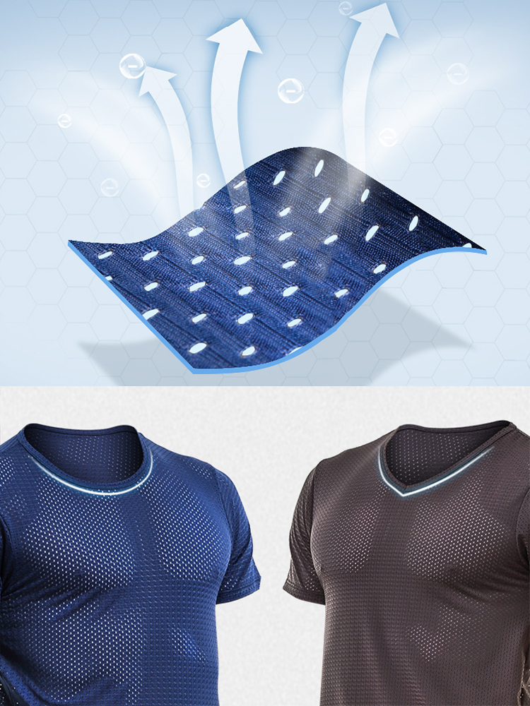 High Stretch Breathable Mesh T-Shirt