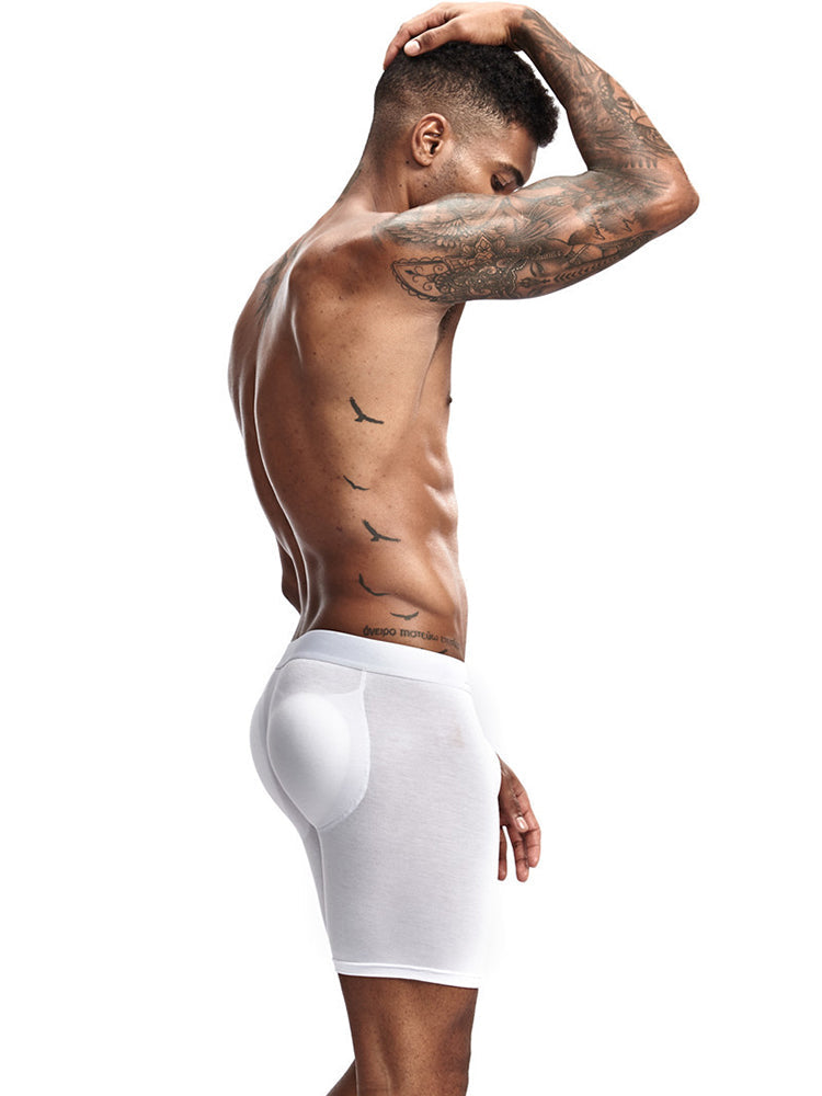 Men's U Convex Boxers Briefs Butt Enhancer Underwear