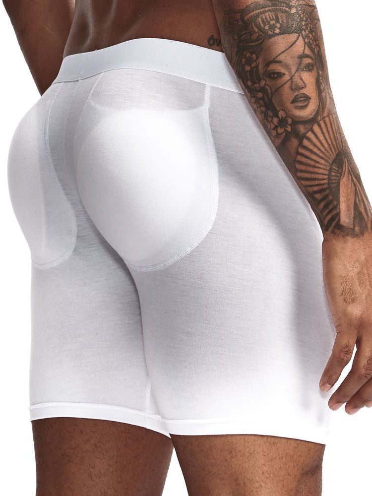 Men's U Convex Boxers Briefs Butt Enhancer Underwear