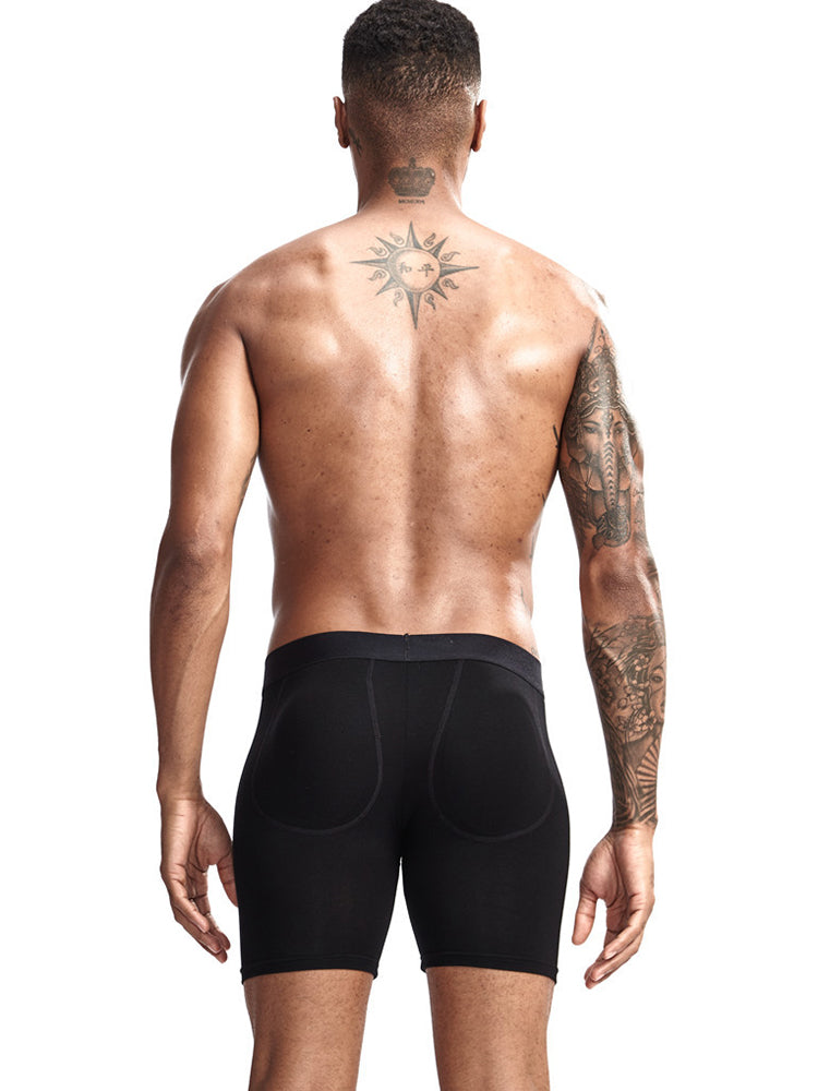 Men's U Convex Boxers Briefs Butt Enhancer Underwear