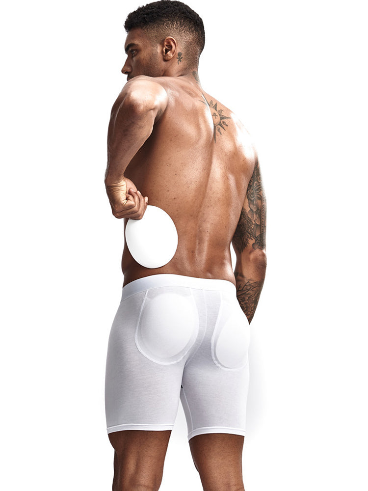 Men's U Convex Boxers Briefs Butt Enhancer Underwear