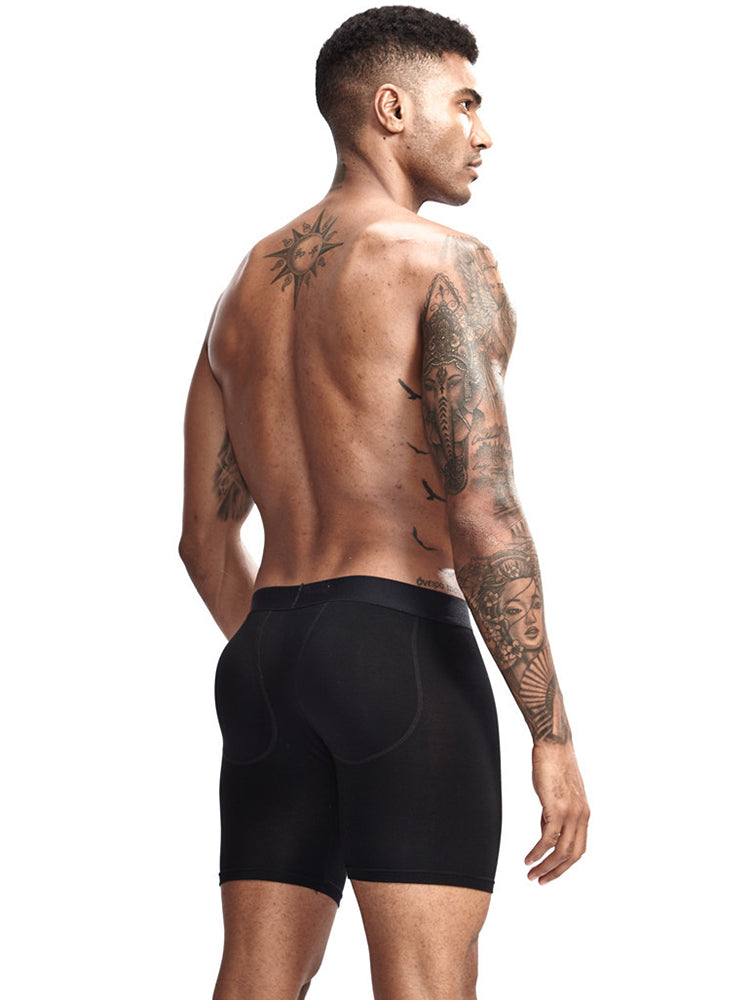 Men's U Convex Boxers Briefs Butt Enhancer Underwear