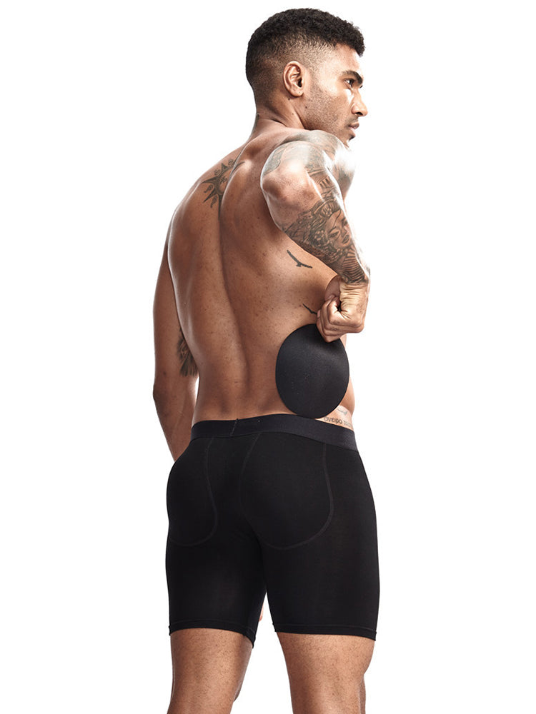 Men's U Convex Boxers Briefs Butt Enhancer Underwear