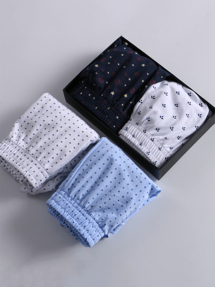 Cotton Support Pouch Home Men's Boxer Shorts