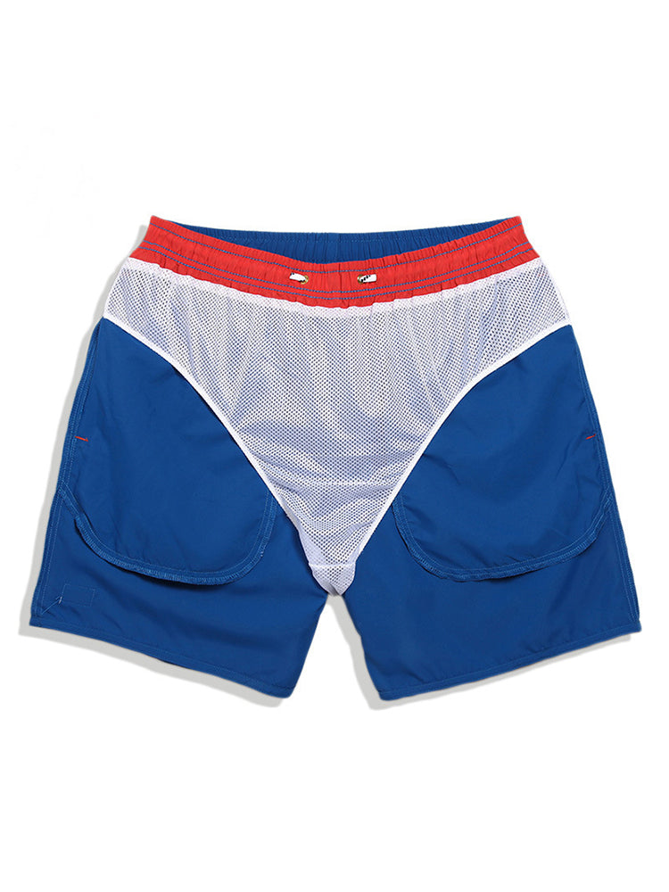 Men's Drawstring Waist Beach Board Shorts