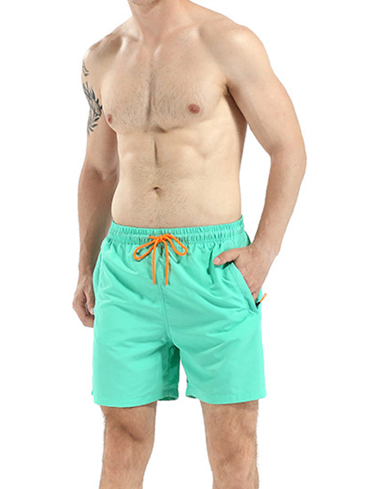 Men's Quick-dry Swim Shorts with Pocket