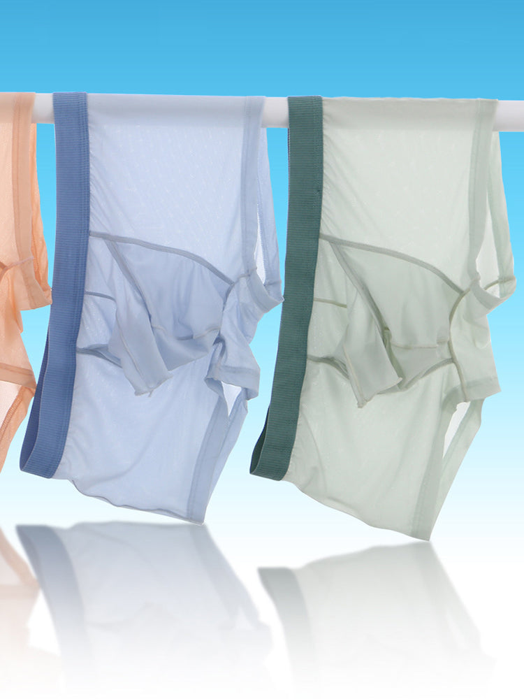 3 Pack Separate Pouch Trunks With Fly Front