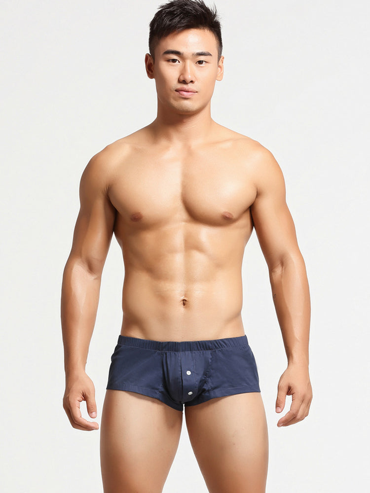 Men's Breathable Trunks with Button Fly