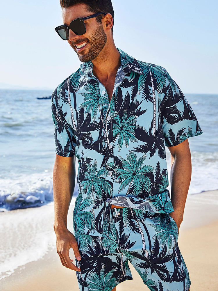 Men's Beach Summer Holiday Patterned Sets