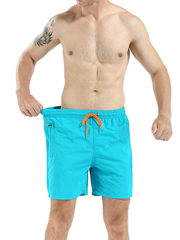 Men's Quick-dry Swim Shorts with Pocket