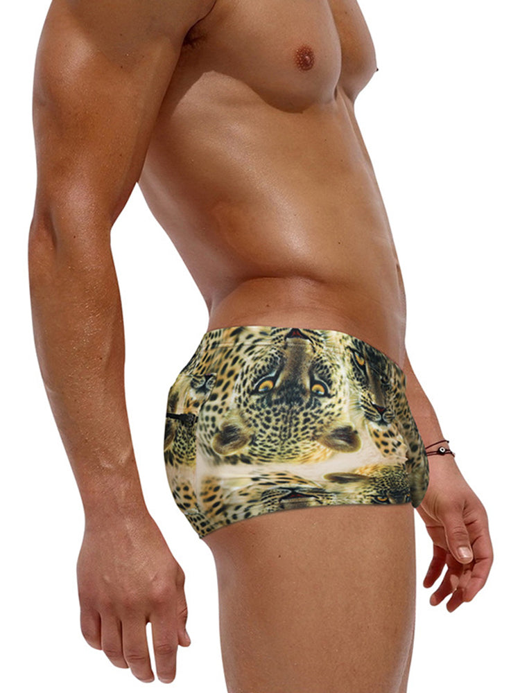 Men's Sexy Trendy Back Pocket Swim Trunks