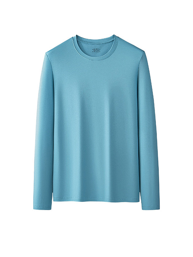 Men's Double-sided Modal Long-sleeved Solid Color T-shirt