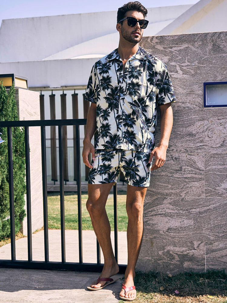Men's Beach Summer Holiday Patterned Sets