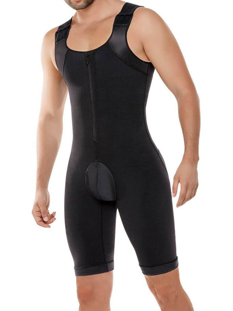 Men's Abdomen Body Shaper Legs Control Bodysuit