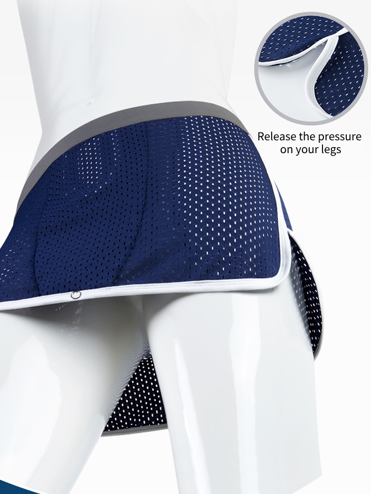 2 Pack Men's Button Casual U-Shaped Roman Skirt Dual-Purpose Arrow Pants Underwear