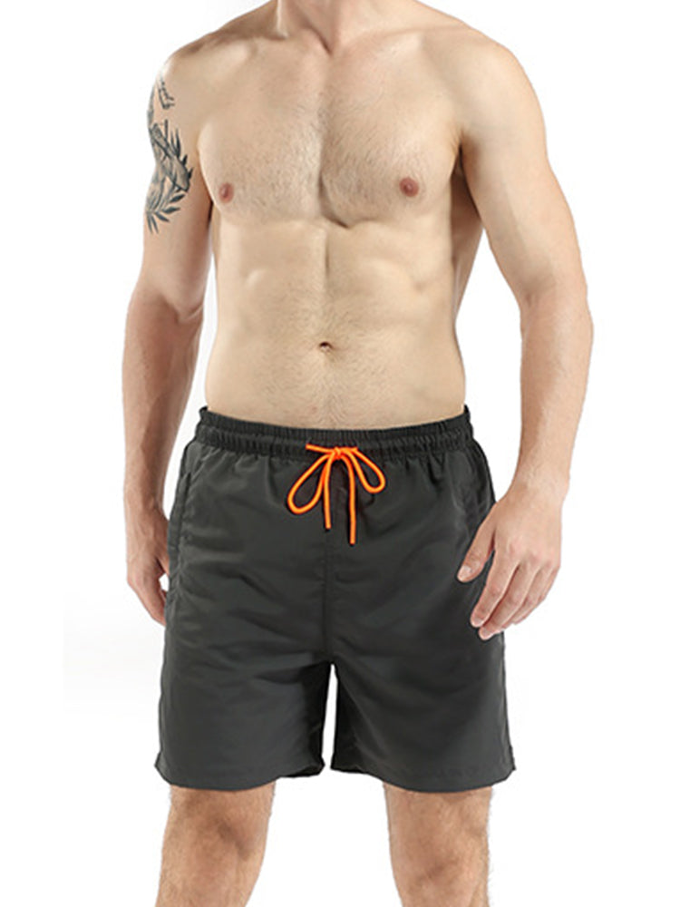 Men's Quick-dry Swim Shorts with Pocket