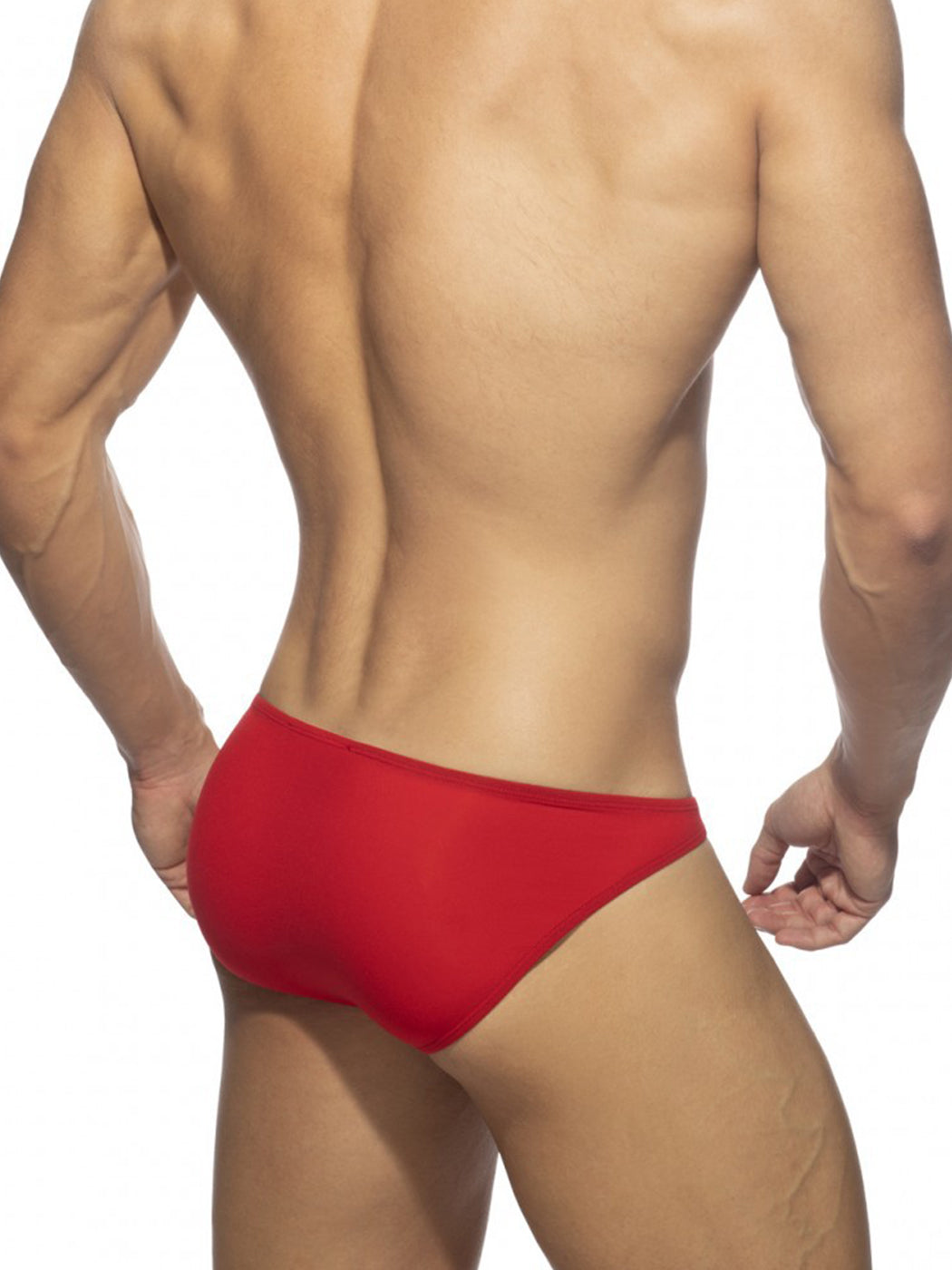 Men's Breathable Mesh Swim Briefs with Removable Pad