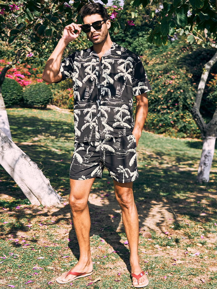 Men's Beach Summer Holiday Patterned Sets