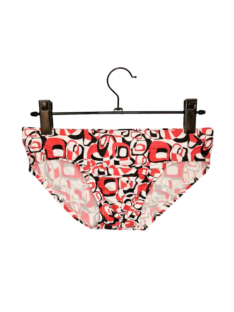 Men's Low-Rise Printed Casual Swim Brief
