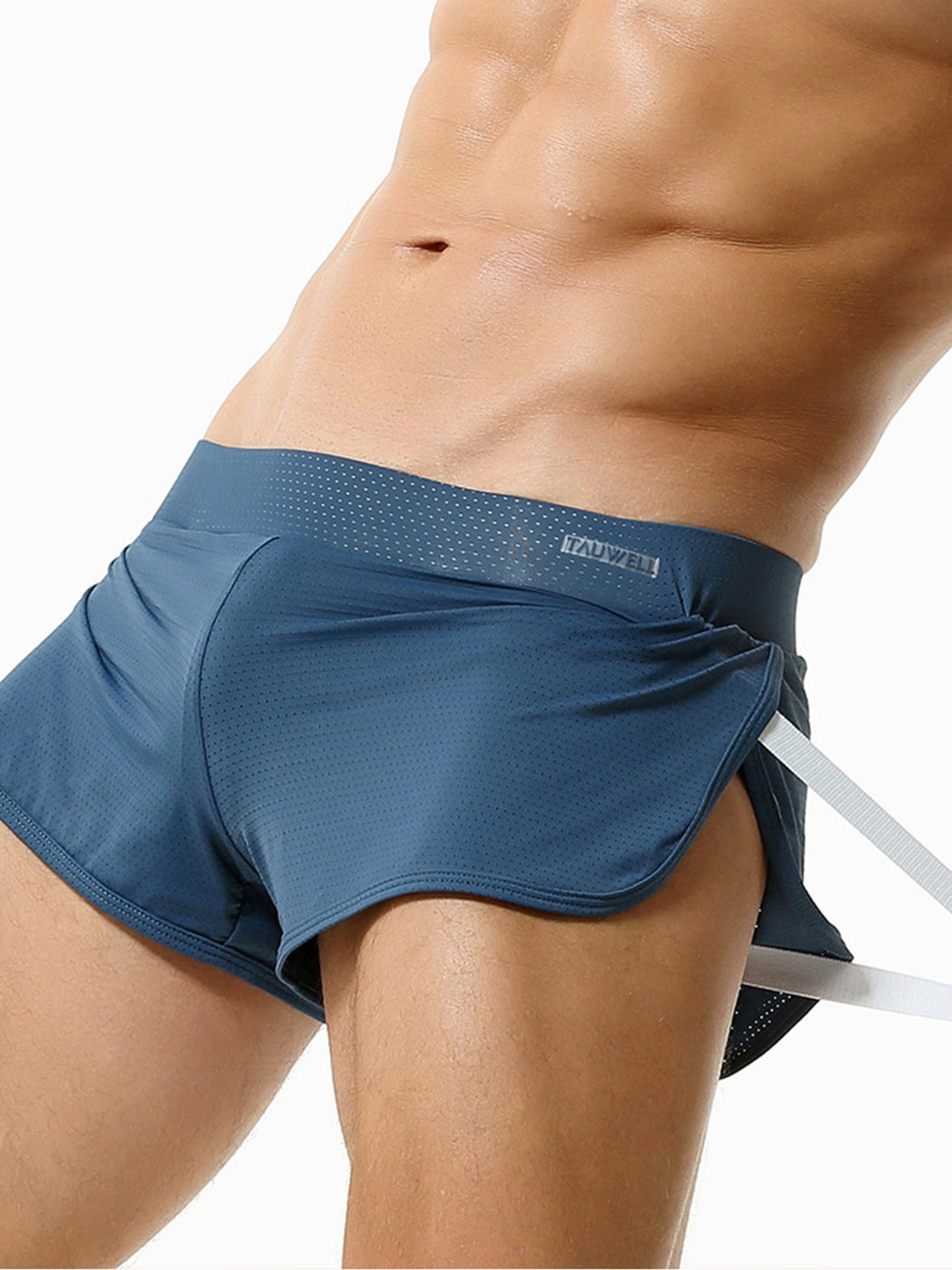 Men's Breathable Mesh Boxer Shorts With Separate Pouch