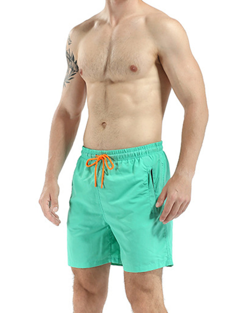 Men's Quick-dry Swim Shorts with Pocket