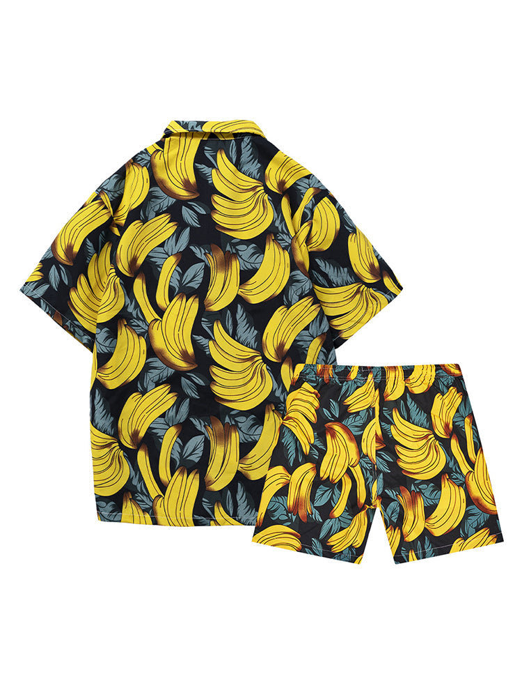 Men's Beach Summer Holiday Patterned Sets