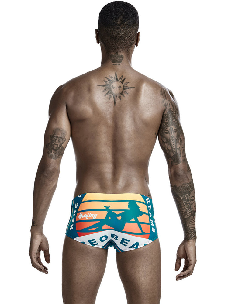 Colorful Quick Dry Swimming Briefs for Men