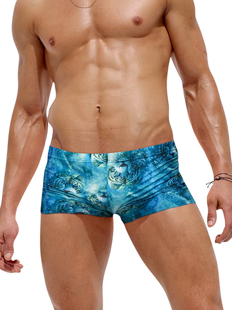 Men's Sexy Trendy Back Pocket Swim Trunks