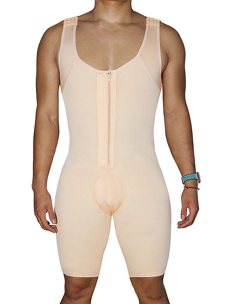 Men's Abdomen Body Shaper Legs Control Bodysuit