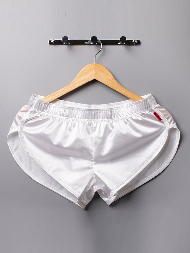 Men's Lounge Pants Comfortable Breathable Silky Sleep Shorts