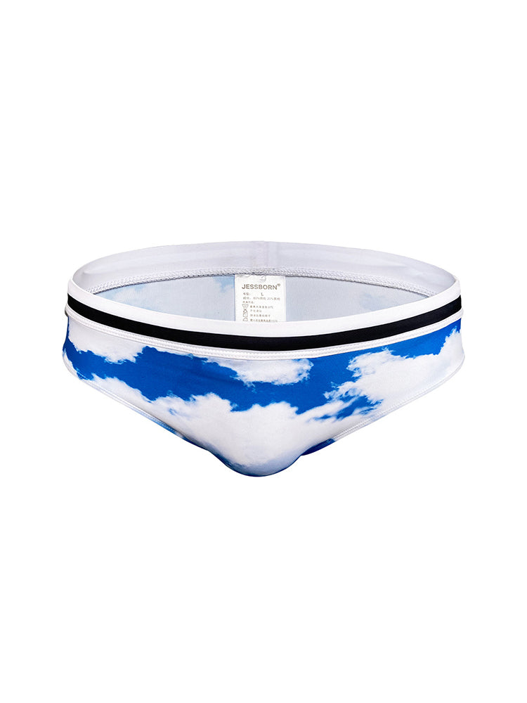 Men's Low-Rise Casual Holiday Swim Briefs
