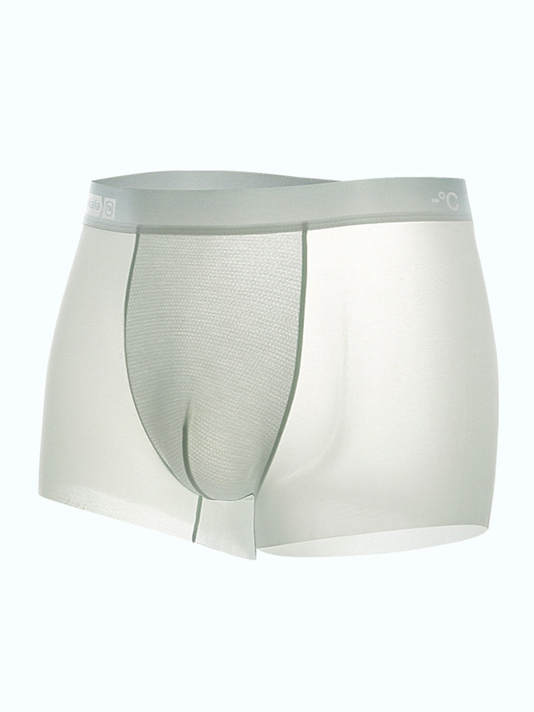 4 Pack Men's Breathable Ice Silk Antibacterial Sports Trunks