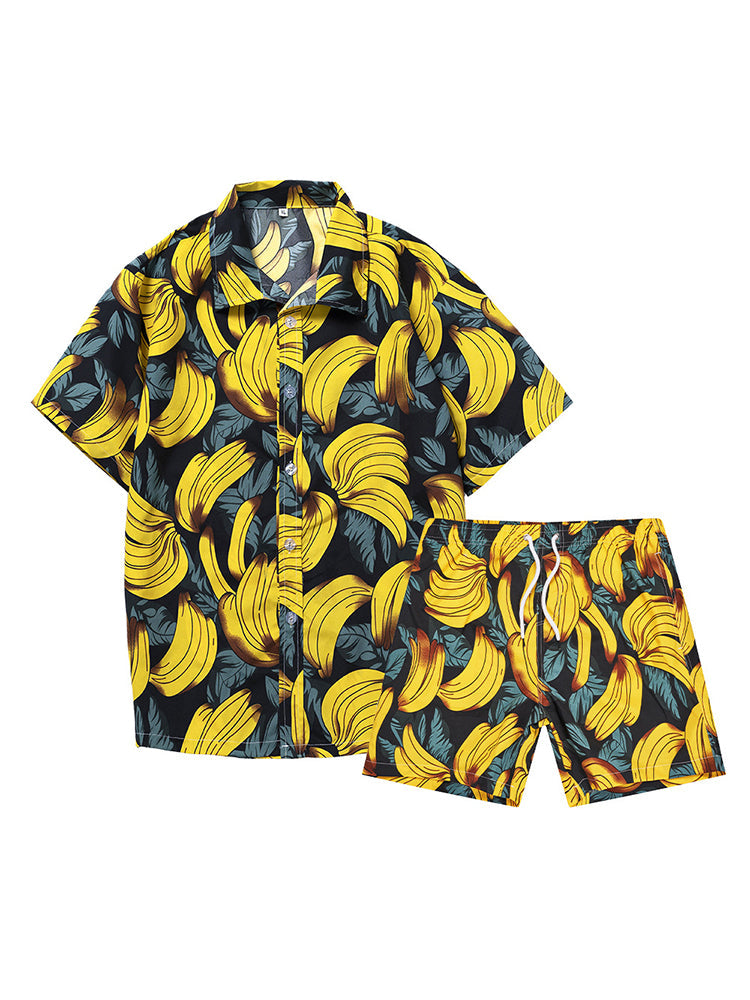 Men's Beach Summer Holiday Patterned Sets