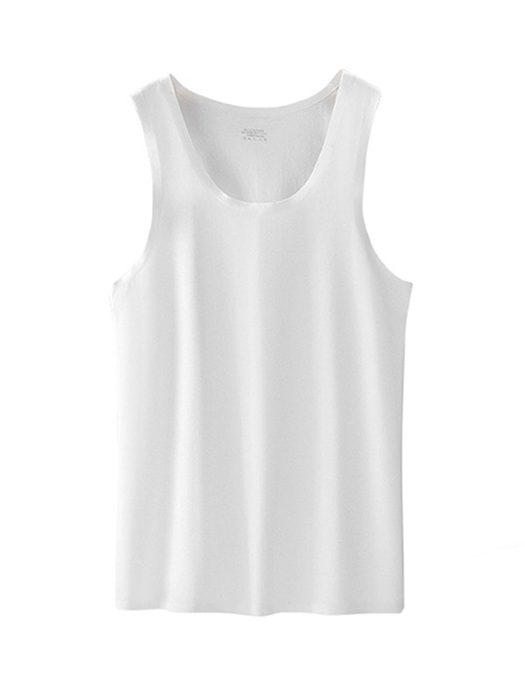 Men's Seamless Sports Fitness Vest Sleeveless Tank Top