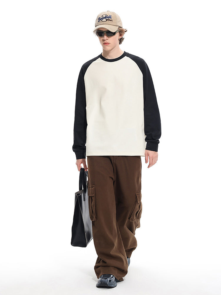 Outdoor Loose Crewneck Base Layer Multifunctional Long-Sleeve Shirt