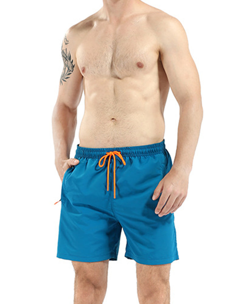 Men's Quick-dry Swim Shorts with Pocket