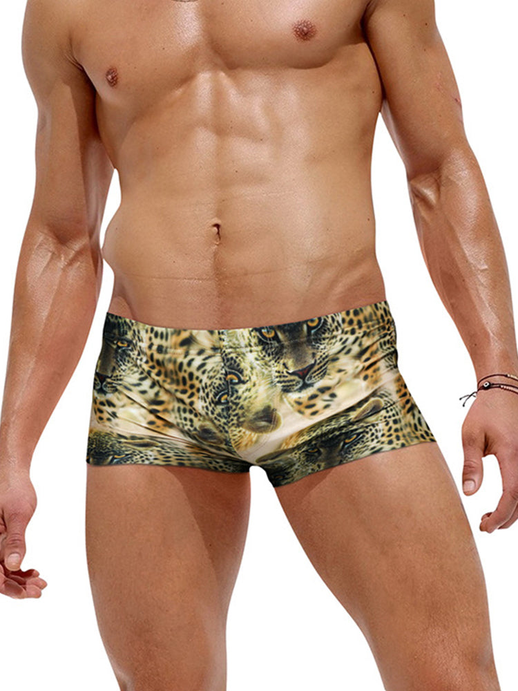 Men's Sexy Trendy Back Pocket Swim Trunks