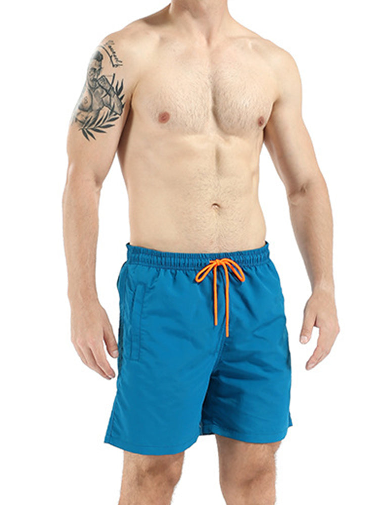 Men's Quick-dry Swim Shorts with Pocket