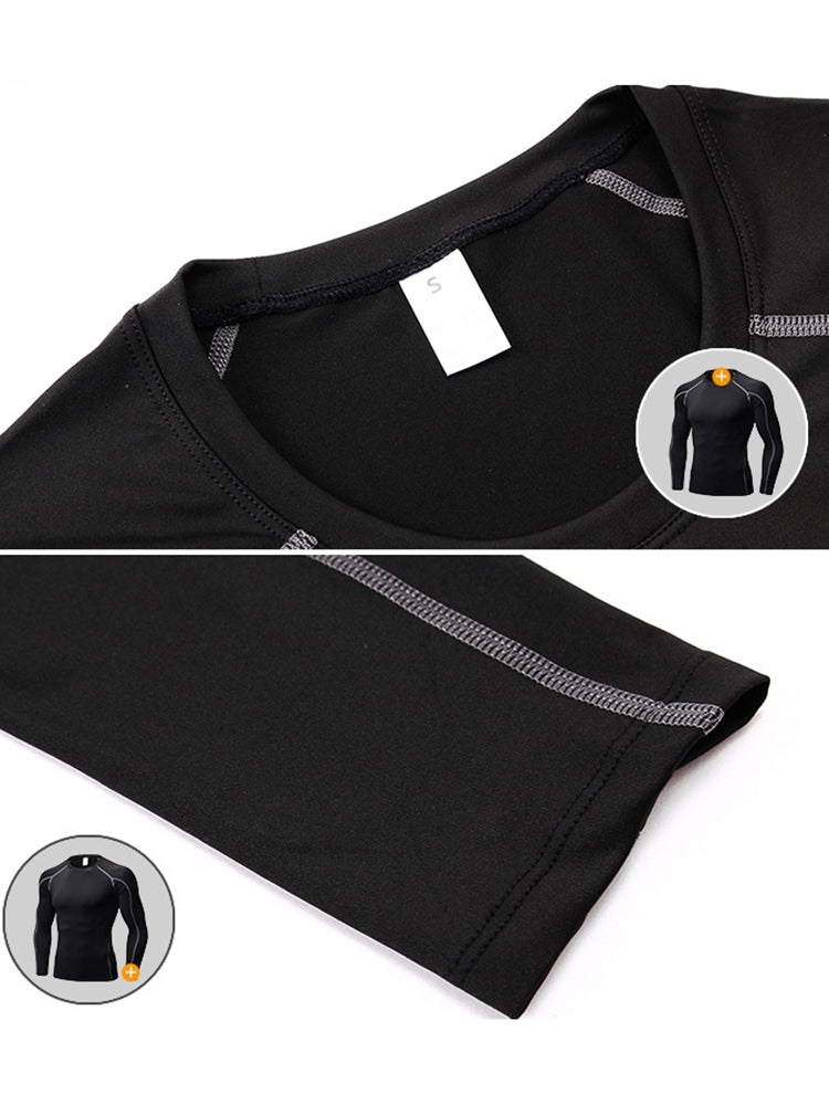 Men's Fitness Training Breathable Sports Long Sleeve Top