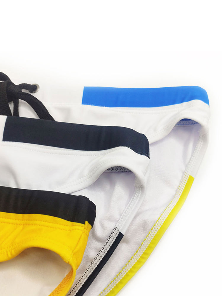 Men's 3D Pouch With Pad Beach Swim Briefs