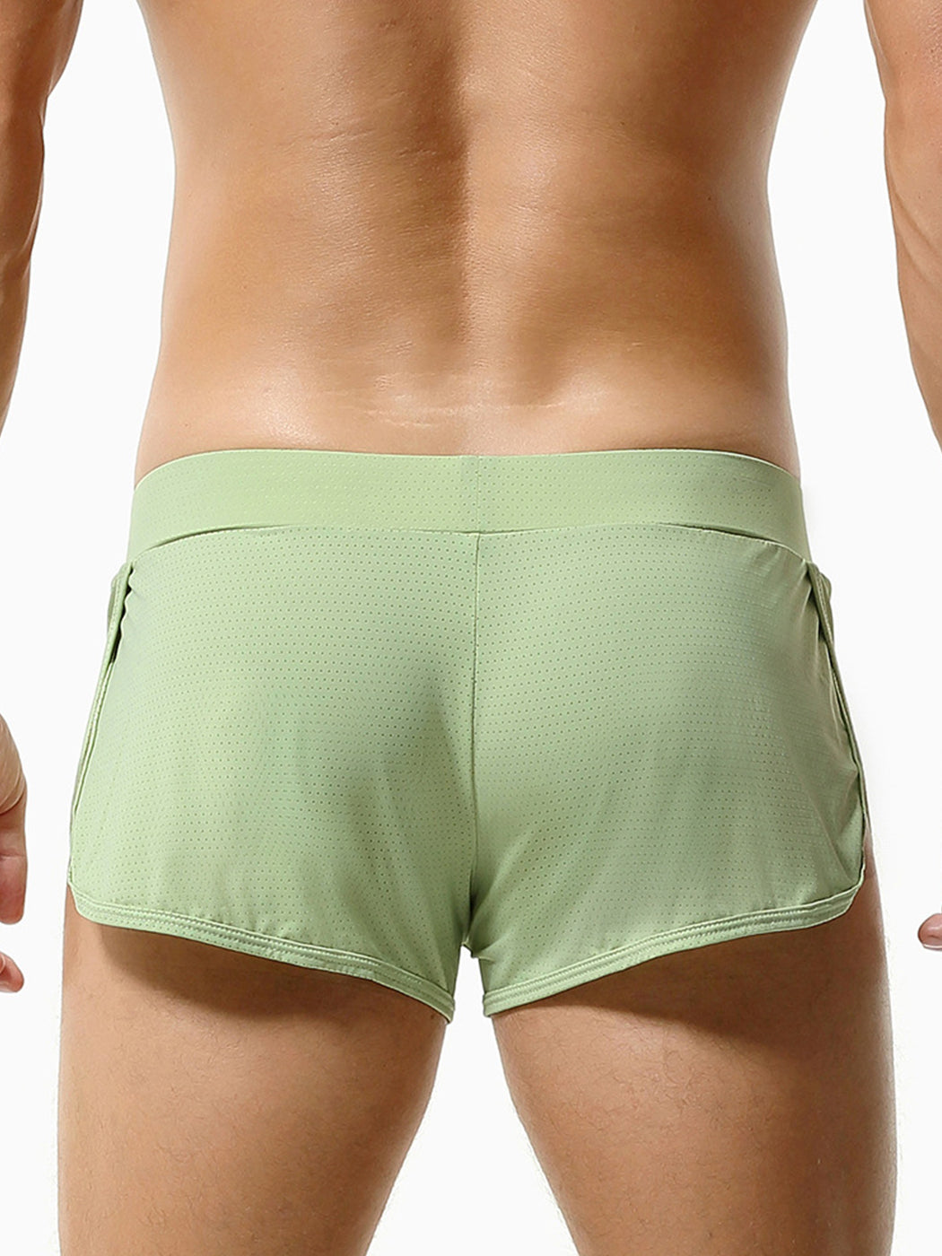 Men's Breathable Mesh Boxer Shorts With Separate Pouch
