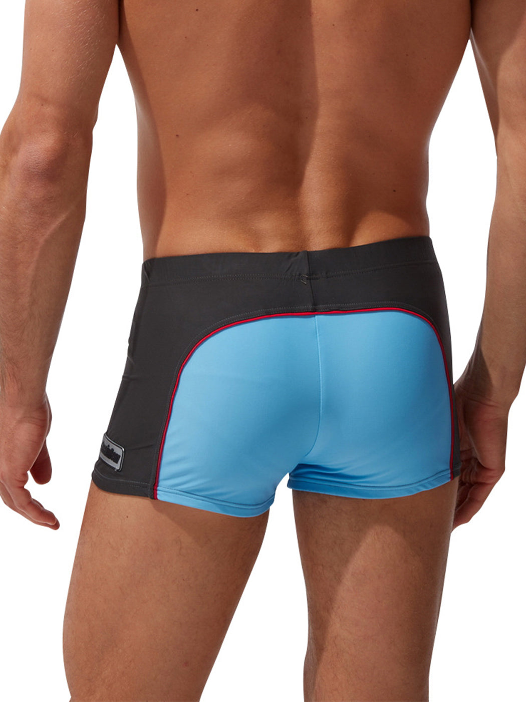 Men's Smooth Wave Swim Trunk With Drawstring