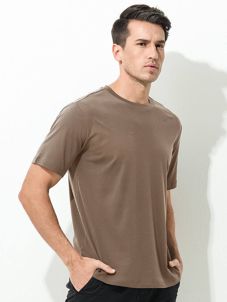 Men's Casual Anti-Bacterial Versatile Round-Neck T-Shirt
