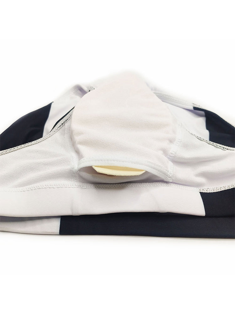 Men's 3D Pouch With Pad Beach Swim Briefs