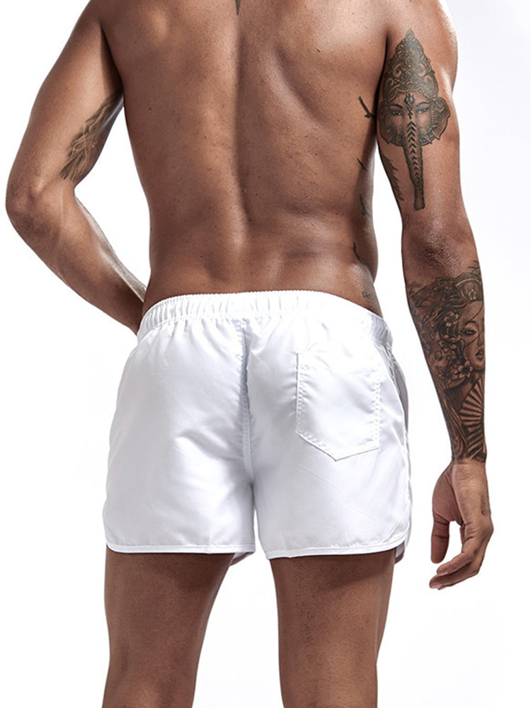 Quick Dry Beach Shorts with Drawstring