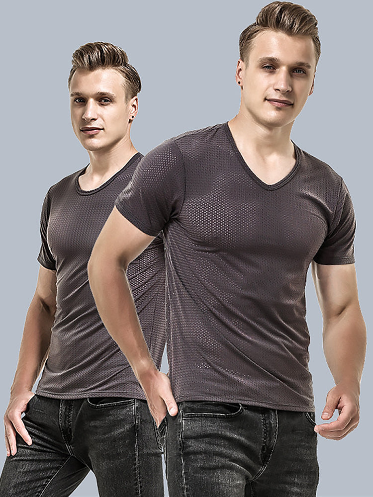 High Stretch Breathable Mesh T-Shirt