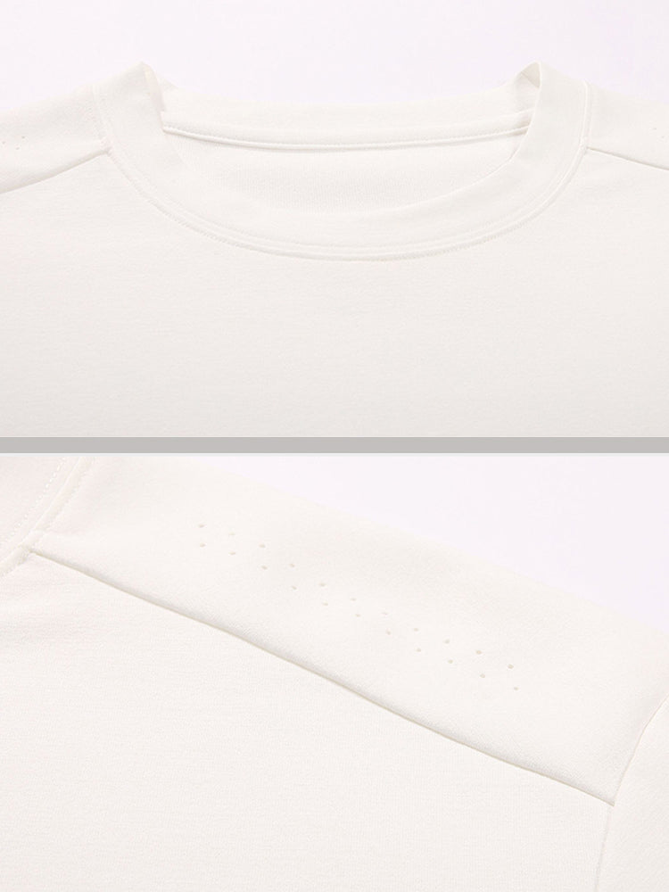 Outdoor Long-Sleeve Sweat-Wicking Quick-Dry Simple Loose Unisex Sports Top