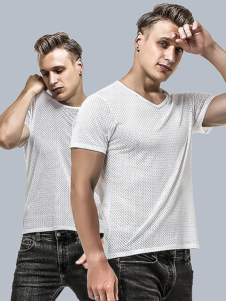 High Stretch Breathable Mesh T-Shirt